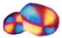 Kartoffelstärke im polarisiertem Licht mit Rot I-Filter